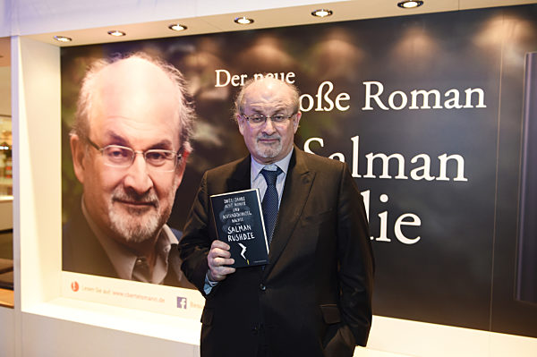 Salman Rushdie at Frankfurt book fair 2015