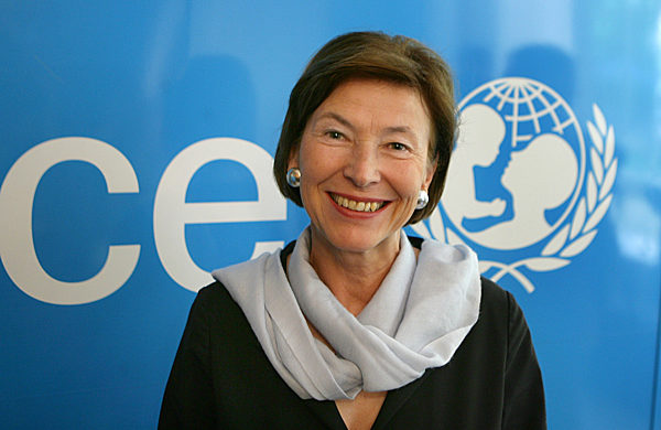 Eva Luise Köhler, Unicef Schirmherrin und Gattin des Bundespräsidenten...