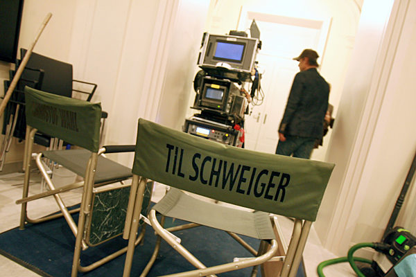 Dreharbeiten zum Film "Keinohrhasen"