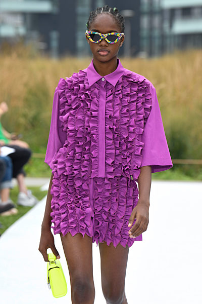 MSGM SS22 runway during Milan Fashion Week on September 2021 - Milan, Italy. 25/09/2021