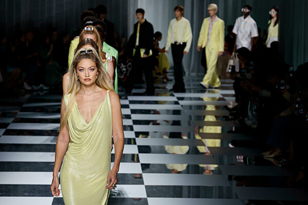 VERSACE Spring/Summer 2024 Runway during Milan Fashion Week on September 2023 - Milan; Italy 22/09/2023