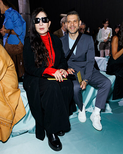 Marina AbramoviÄ attends PRADA Spring/Summer 2025 Runway during Milan Fashion Week on September 2024 - Milan, Italy 19/09/2024