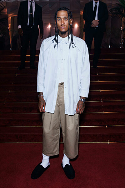 Jordan Clarkson attends WILLY CHAVARRIA Spring-Summer 2026 runway during Paris Fashion Week Menswear on June 2025 - Paris, France 27/06/2025