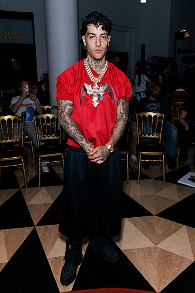 Tony Effe attends WILLY CHAVARRIA Spring-Summer 2026 runway during Paris Fashion Week Menswear on June 2025 - Paris, France 27/06/2025