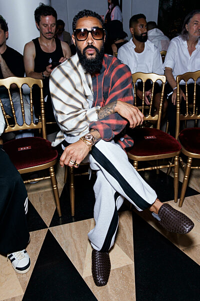 Jerry Lorenzo attends WILLY CHAVARRIA Spring-Summer 2026 runway during Paris Fashion Week Menswear on June 2025 - Paris, France 27/06/2025