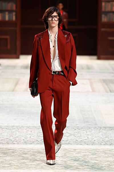 AMIRI men Fall/Winter 2026-2027 runway during Paris Fashion Week Menswear on January 2026 - Paris, France 22/01/2026