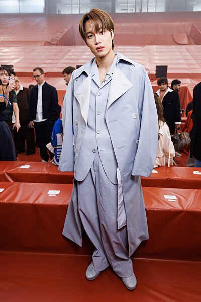 Kai of EXO attends LACOSTE Fall/Winter 2026-2027 runway during Paris Fashion Week on March 2026 - Paris, Fashion 08/03/2026