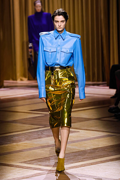 MUGLER Fall/Winter 2026-2027 runway during Paris Fashion Week on March 2026 - Paris, Fashion 06/03/2026
