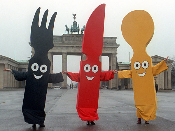 Werbung Grüne Woche (Archivfoto und Text 1992)