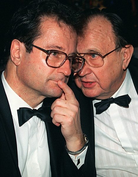 Kinkel und Genscher auf dem Presseball 1994 in Berlin