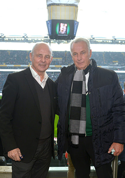 Die Fussball Weltmeister von 1974, Bernd Hölzenbein und Rainer Bonhof...