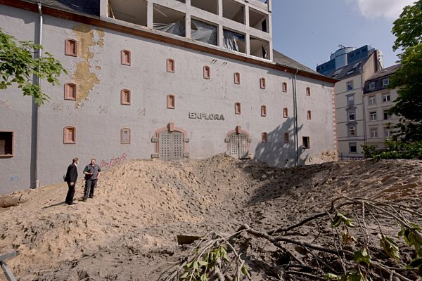 Bombenkrater Nordend Frankfurt