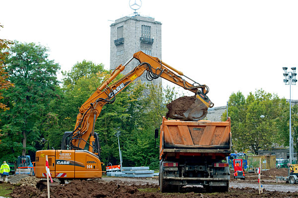 Stuttgart 21 - Baggerarbeiten