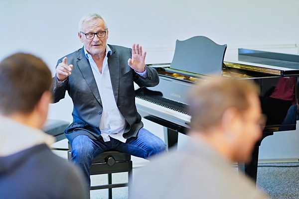 Konstantin Wecker gibt Workshop