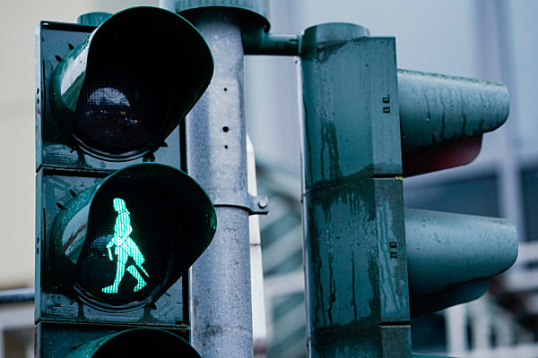 Pirmasens - Ampelmännchen zeigt Landgraf Ludwig
