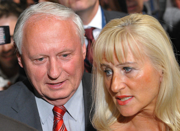 Oskar Lafontaine und Christa Müller