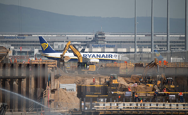 Grundsteinlegung Terminal 3 am Frankfurter Flughafen