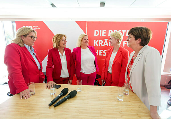 Landtagswahlkampf in Hessen mit SPD-Spitzenkandidatin