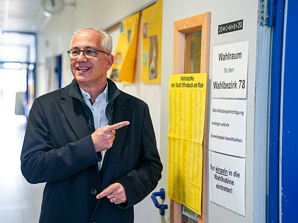 Landtagswahl Hessen - Stimmabgabe Al-Wazir