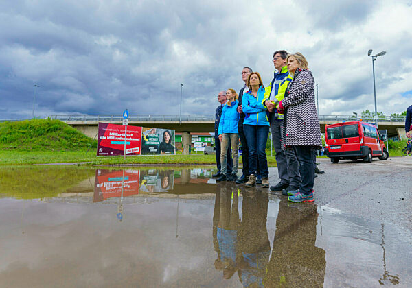 Hochwasser in Rheinland-Pfalz - Besuch der Ministerpräsidentin