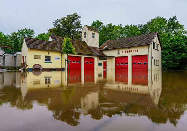 Hochwasser Saarland - Blieskastel