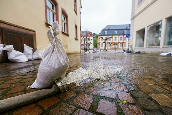 Hochwasser im Saarland - Blieskastel
