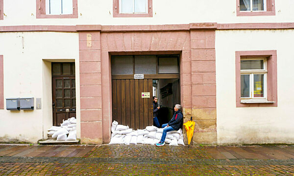 Hochwasser im Saarland - Blieskastel