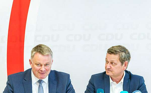 CDU-Pressekonferenz zu Kommunal- und Europawahlen