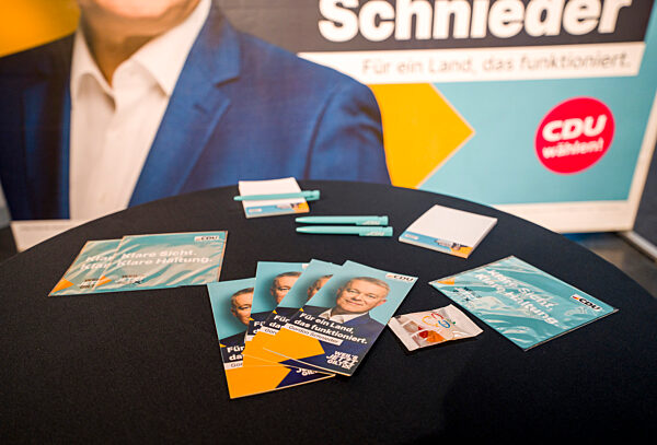 Vorstellung der CDU-Kampagnenmotive zur Landtagswahl