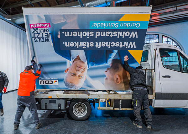 Vorstellung der CDU-Kampagnenmotive zur Landtagswahl