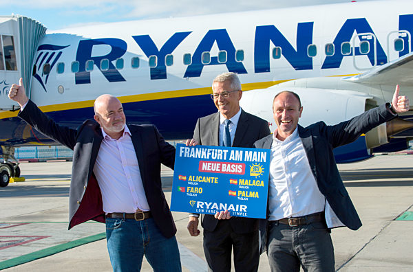 Billiganbieter Ryanair landet in Frankfurt