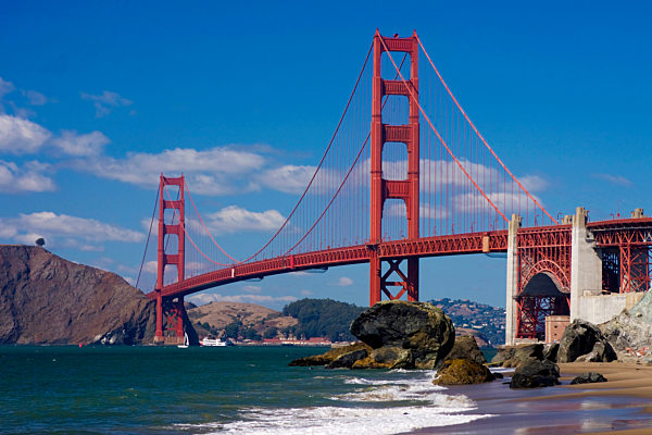 Golden-Gate-Bruecke / San Francisko