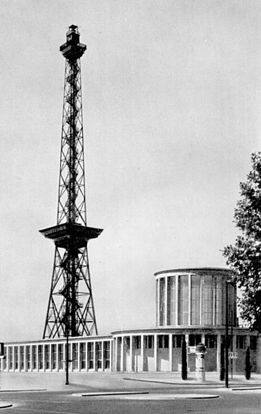 Berlin historisch - Funkturm und Messegelände um 1930