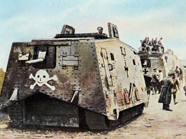 I. WK - Deutscher Panzer 1918