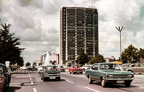 West-Berlin - Telefunken-Hochhaus um 1967