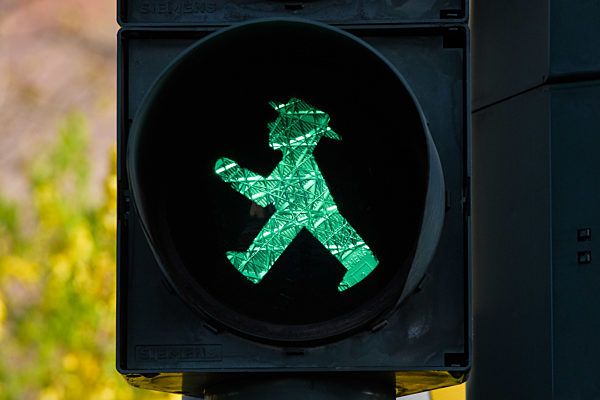Ampelmännchen in Erfurt