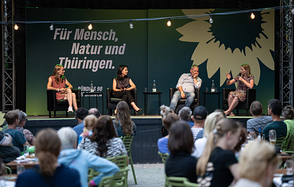 Wahlkampfabschluss Grüne in Thüringen
