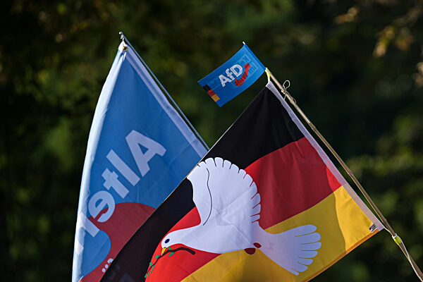 Wahlkampfabschluss der AfD mit Höcke und Weidel