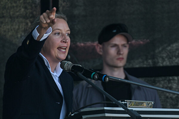 Wahlkampfabschluss der AfD mit Höcke und Weidel