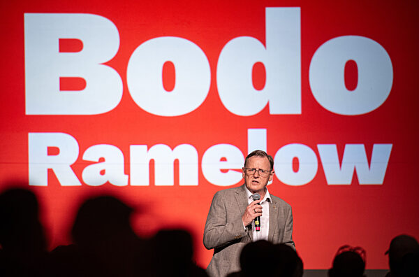 Landtagswahl in Thüringen - Wahlparty Linke