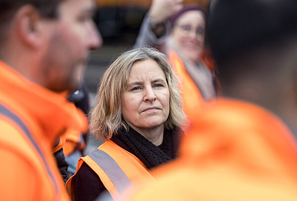 Großbaustelle am Mainzer Hauptbahnhof