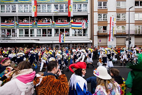 Rosenmontag am Rhein - Mainz