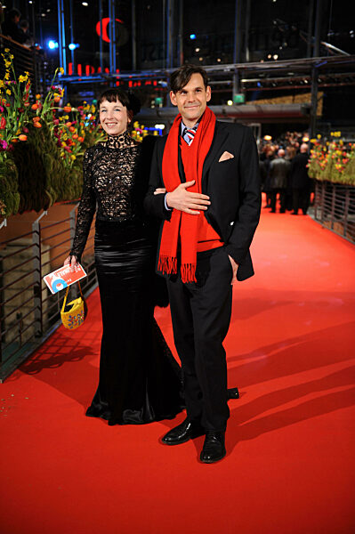 Berlin, Deutschland, Roter Teppich Berlinale 2008, Meret Becker