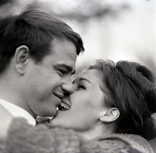 Berlin, Deutsche Demokratische Republik, Hilmar Thate und Angelica Domroese, Schauspieler