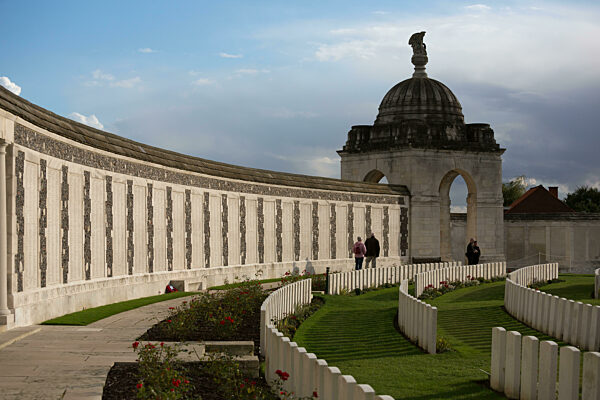 Zonnebeke, Belgien, der britische Soldatenfriedhof Tyne Cot