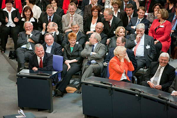 Berlin, Deutschland, Politiker bei der 13. Bundesversammlung zur Bundespraesidentenwahl