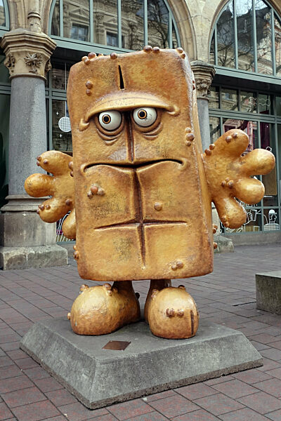Erfurt, Deutschland, Bernd das Brot-Figur
