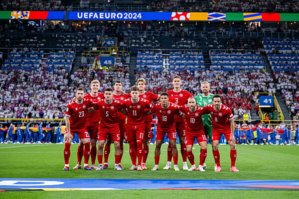 240629 Denmark ahead of the UEFA Euro 2024 Football Championship round of 16...