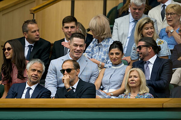 250702 John Cena, American actor and professional wrestler in the stands...
