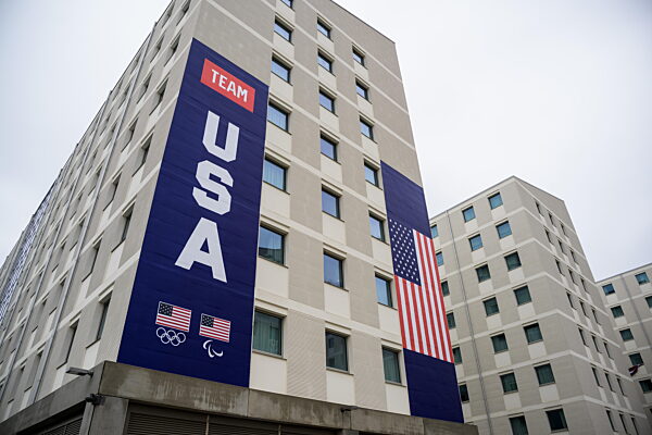 260203 The building of team USA at the Milan Olympic Village during day -3...